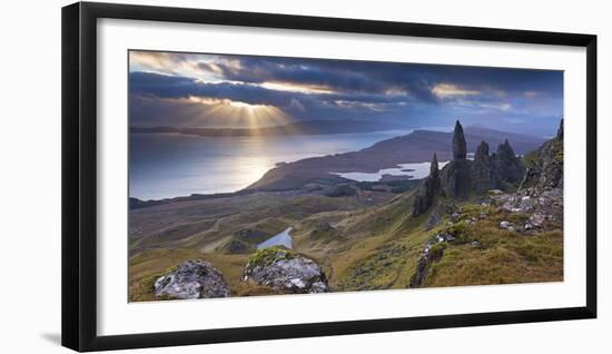 Old Man of Storr, Isle of Skye, Scotland. Autumn (November)-Adam Burton-Framed Photographic Print