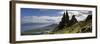 Old Man of Storr, Loch Leathan and Raasay Sound, Trotternish, Isle of Skye, Scotland-Patrick Dieudonne-Framed Photographic Print