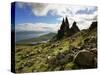 Old Man of Storr, Overlooking Loch Leathan and Raasay Sound, Trotternish, Isle of Skye, Scotland-Patrick Dieudonne-Stretched Canvas