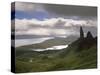 Old Man of Storr, Overlooking Sound of Raasay, Isle of Skye, Highland Region, Scotland-Patrick Dieudonne-Stretched Canvas