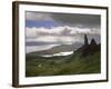 Old Man of Storr, Overlooking Sound of Raasay, Isle of Skye, Highland Region, Scotland-Patrick Dieudonne-Framed Photographic Print