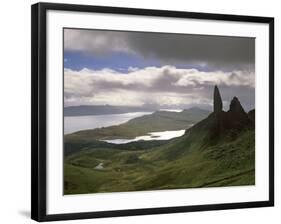 Old Man of Storr, Overlooking Sound of Raasay, Isle of Skye, Highland Region, Scotland-Patrick Dieudonne-Framed Photographic Print