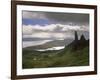 Old Man of Storr, Overlooking Sound of Raasay, Isle of Skye, Highland Region, Scotland-Patrick Dieudonne-Framed Photographic Print