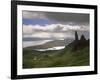 Old Man of Storr, Overlooking Sound of Raasay, Isle of Skye, Highland Region, Scotland-Patrick Dieudonne-Framed Photographic Print