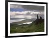 Old Man of Storr, Overlooking Sound of Raasay, Isle of Skye, Highland Region, Scotland-Patrick Dieudonne-Framed Photographic Print