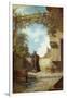 Old Man on the Terrace-Carl Spitzweg-Framed Giclee Print