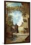 Old Man on the Terrace-Carl Spitzweg-Framed Giclee Print