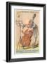 Old Man Playing Cello-null-Framed Art Print