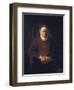 Old Man Seated-Rembrandt van Rijn-Framed Art Print