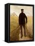 Old Man Walking in a Rye Field-Laurits Andersen Ring-Framed Stretched Canvas