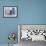 Old Man Walking in a Typical Street in Chefchaouen, Rif Mountains Region, Morocco-Levy Yadid-Framed Photographic Print displayed on a wall