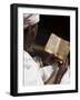 Old Man Wearing Traditional Gabi in Rock-Hewn Monolithic Church of Bet Medhane Alem-Jane Sweeney-Framed Photographic Print