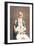 Old Man with a Fan-Baron Von Raimund Stillfried-Framed Art Print