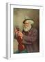 Old Man with a Violin-T. Clare-Framed Giclee Print