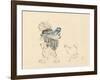 Old Man with Child and Meowing Cat-null-Framed Art Print