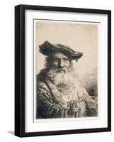 Old Man with Flowing Beard, 1642-Ferdinand Bol-Framed Giclee Print