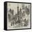 Old Manchester and Salford-Herbert Railton-Framed Stretched Canvas
