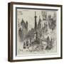 Old Manchester and Salford-Herbert Railton-Framed Giclee Print