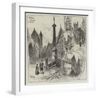 Old Manchester and Salford-Herbert Railton-Framed Giclee Print