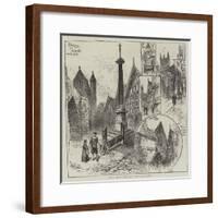 Old Manchester and Salford-Herbert Railton-Framed Giclee Print