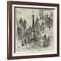 Old Manchester and Salford-Herbert Railton-Framed Giclee Print