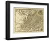 Old Map Europe With Parallels And Meridians. May Be Dated To The End Of Xvii Sec-marzolino-Framed Art Print