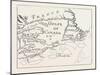 Old Map of Acadie, Canada, 1870s-null-Mounted Giclee Print