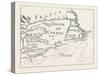 Old Map of Acadie, Canada, 1870s-null-Stretched Canvas
