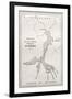 Old Map Of Alluvial Deposits At Missisipi Estuary-marzolino-Framed Art Print