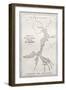 Old Map Of Alluvial Deposits At Missisipi Estuary-marzolino-Framed Art Print