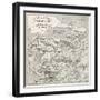 Old Map Of Anatolia-marzolino-Framed Art Print