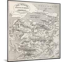 Old Map Of Anatolia-marzolino-Mounted Art Print