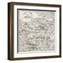 Old Map Of Anatolia-marzolino-Framed Art Print