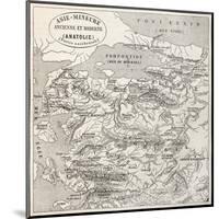 Old Map Of Anatolia-marzolino-Mounted Art Print