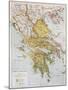 Old Map Of Ancient Greece-marzolino-Mounted Art Print