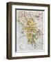 Old Map Of Ancient Greece-marzolino-Framed Art Print