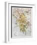 Old Map Of Ancient Greece-marzolino-Framed Art Print