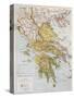 Old Map Of Ancient Greece-marzolino-Stretched Canvas
