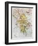 Old Map Of Ancient Greece-marzolino-Framed Art Print