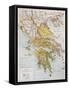 Old Map Of Ancient Greece-marzolino-Framed Stretched Canvas