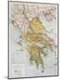 Old Map Of Ancient Greece-marzolino-Mounted Art Print