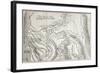 Old Map Of Campa Indians (Ashaninka) Territory, Peru-marzolino-Framed Art Print