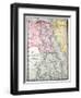 Old Map Of Egypt-Tektite-Framed Art Print