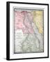 Old Map Of Egypt-Tektite-Framed Art Print