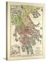 Old Map of Greece-null-Stretched Canvas