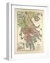 Old Map of Greece-null-Framed Giclee Print