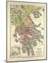 Old Map of Greece-null-Mounted Giclee Print