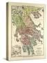 Old Map of Greece-null-Stretched Canvas