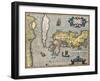 Old Map Of Japan-marzolino-Framed Art Print