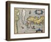 Old Map Of Japan-marzolino-Framed Art Print